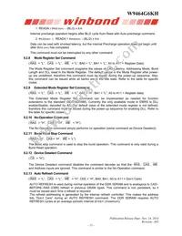 W9464G6KH-4 Datasheet Page 11