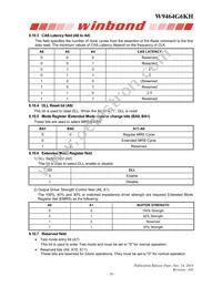 W9464G6KH-4 Datasheet Page 16