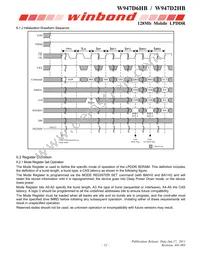 W947D2HBJX6E Datasheet Page 12