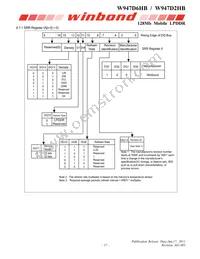 W947D2HBJX6E Datasheet Page 17