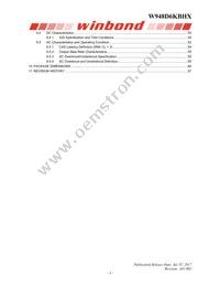 W948D6KBHX5I Datasheet Page 3