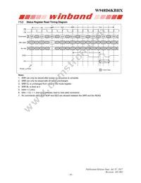 W948D6KBHX5I Datasheet Page 18