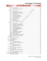 W94AD2KBJX5E Datasheet Page 2