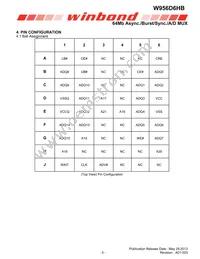 W956D6HBCX7I TR Datasheet Page 5