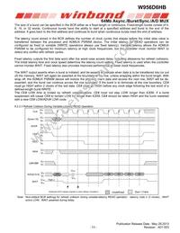 W956D6HBCX7I TR Datasheet Page 13