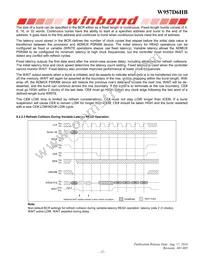 W957D6HBCX7I TR Datasheet Page 12