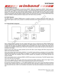 W957D6HBCX7I TR Datasheet Page 13