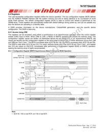 W957D6HBCX7I TR Datasheet Page 15