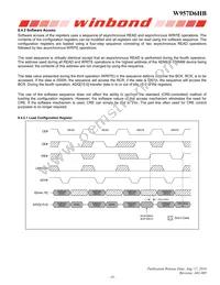 W957D6HBCX7I TR Datasheet Page 19