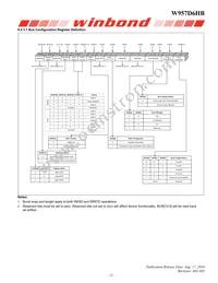 W957D6HBCX7I TR Datasheet Page 21