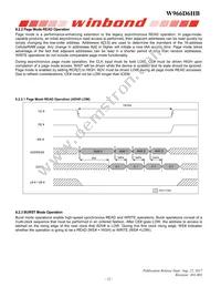 W966D6HBGX7I Datasheet Page 12