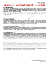 W966D6HBGX7I Datasheet Page 17