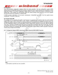 W966D6HBGX7I Datasheet Page 18