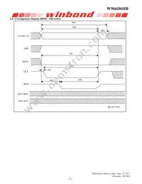 W966D6HBGX7I Datasheet Page 19