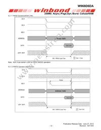 W968D6DAGX7I TR Datasheet Page 12