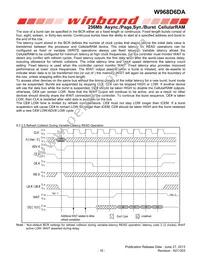 W968D6DAGX7I TR Datasheet Page 16
