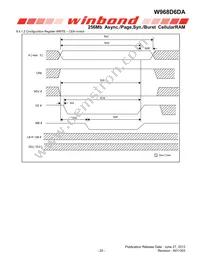 W968D6DAGX7I TR Datasheet Page 20