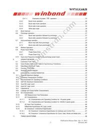 W971GG6KB25I TR Datasheet Page 2