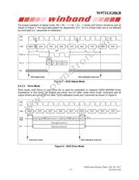 W971GG8KB25I TR Datasheet Page 17