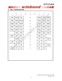 W971GG8SB25I Datasheet Page 6
