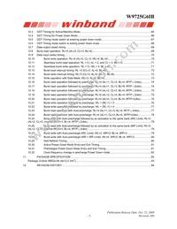 W9725G6IB-25 Datasheet Page 3