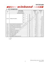 W9725G6IB-25 Datasheet Page 5