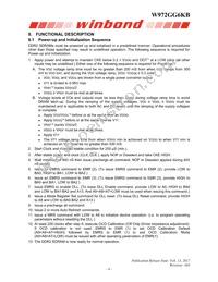 W972GG6KB25I Datasheet Page 9