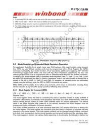 W972GG8JB-3 TR Datasheet Page 10