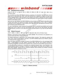W972GG8JB-3 TR Datasheet Page 22