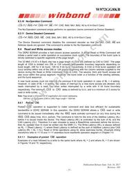 W972GG8KB25I Datasheet Page 23