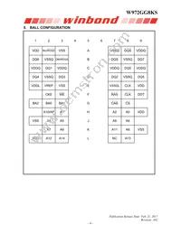 W972GG8KS-25 Datasheet Page 6