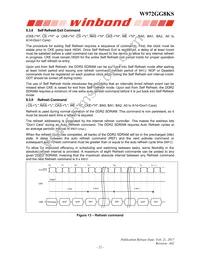 W972GG8KS-25 Datasheet Page 22