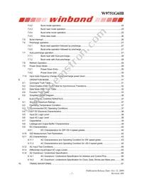 W9751G6IB-25 Datasheet Page 2