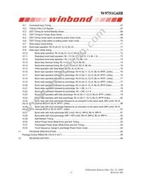 W9751G6IB-25 Datasheet Page 3