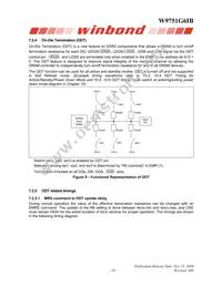 W9751G6IB-25 Datasheet Page 18