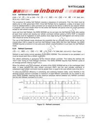 W9751G6KB25I TR Datasheet Page 22