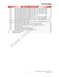 W9751G8KB25I Datasheet Page 3