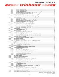 W978H6KBQX2I Datasheet Page 2