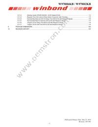 W978H6KBQX2I Datasheet Page 5