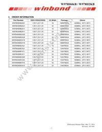 W978H6KBQX2I Datasheet Page 7