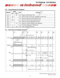 W978H6KBQX2I Datasheet Page 17