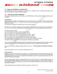 W979H6KBQX2I Datasheet Page 15