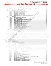 W97AH6KBQX2I Datasheet Page 3