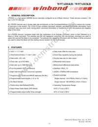 W97AH6KBQX2I Datasheet Page 6