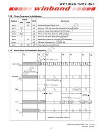 W97AH6KBQX2I Datasheet Page 17