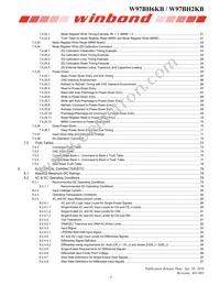 W97BH6KBVX2I Datasheet Page 3