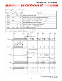 W97BH6KBVX2I Datasheet Page 17