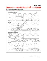 W9812G6IH-6 Datasheet Page 19