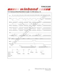 W9812G6IH-6 Datasheet Page 23