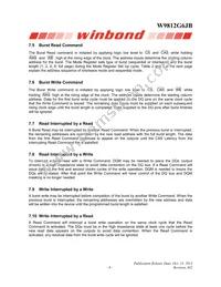 W9812G6JB-6I Datasheet Page 8
